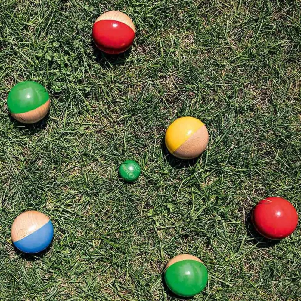 garrett-wade Beechwood Boules Set Made in France