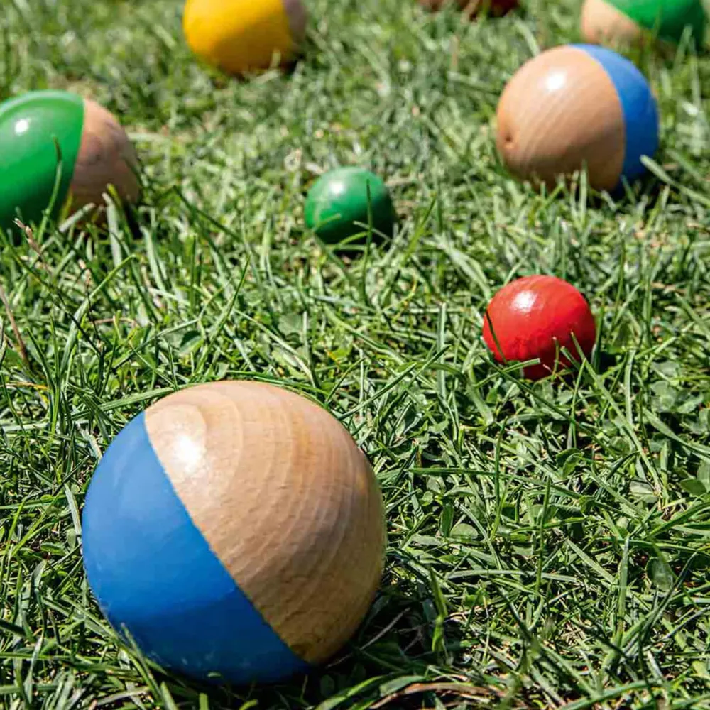 garrett-wade Beechwood Boules Set Made in France