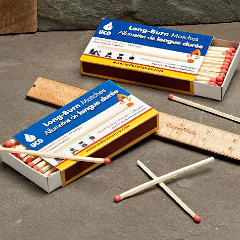 garrett-wade 2 Boxes Long Burn Matches (100) New