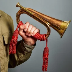 garrett-wade Brass and Copper Bugle Signal Horn New