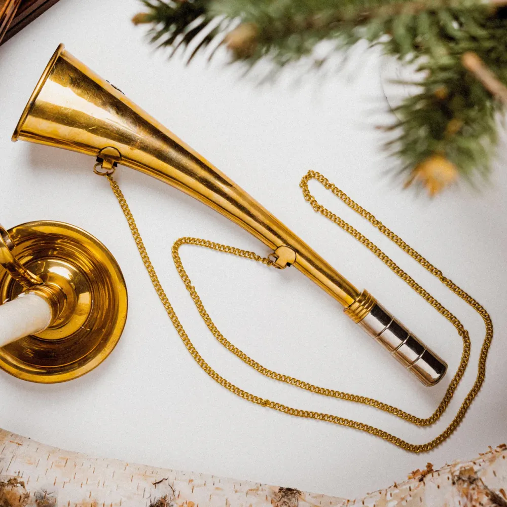 garrett-wade Brass & Silver Hunting Horn Hot
