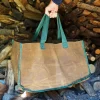 garrett-wade Double Thickness Waxed Canvas Log Carrier Brown Hot