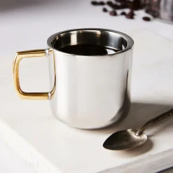 Garrett Wade Double Walled Stainless Espresso Cup New