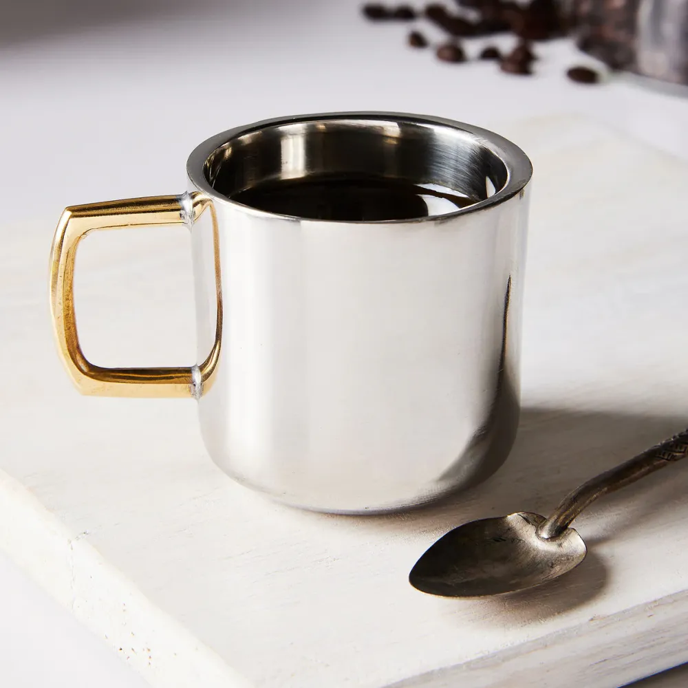 Garrett Wade Double Walled Stainless Espresso Cup New