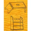 garrett-wade Footstool & Shelves Stock #OS13