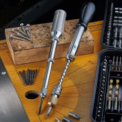 Garrett Wade Push Drill & Yankee Screwdriver Set Discount