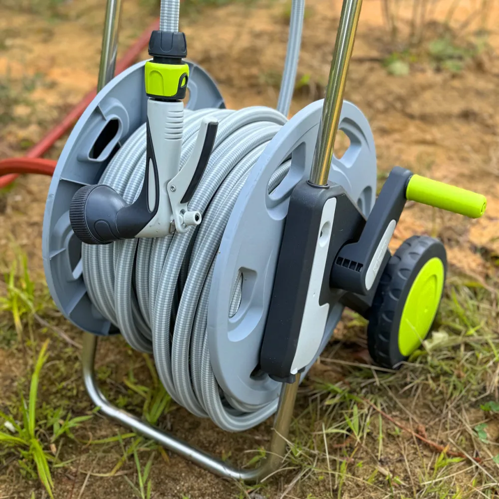 garrett-wade Guided Hose Reel with 100' Ultra Tough Hose Clearance