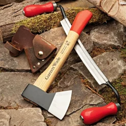 Garrett Wade Homestead Building Pair Mini Camp Hatchet & Drawknife Best