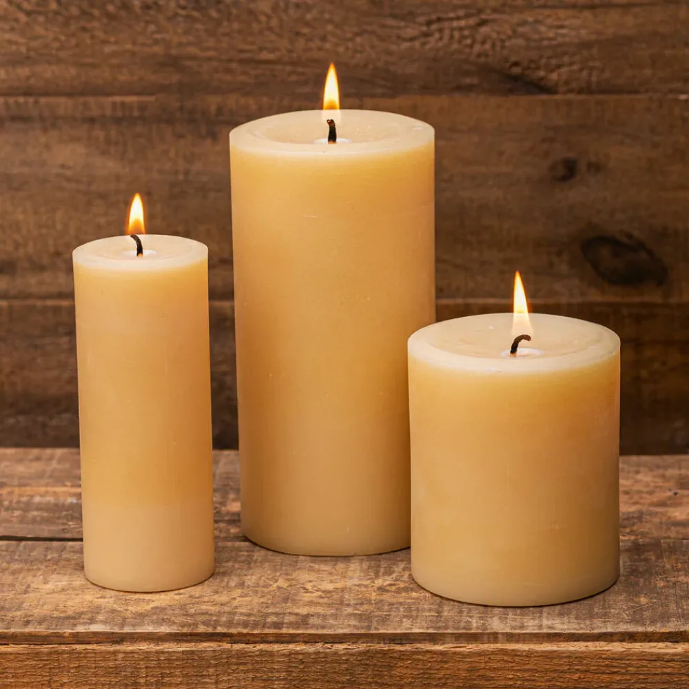 garrett-wade 60 Hour Beeswax Pillars Hot