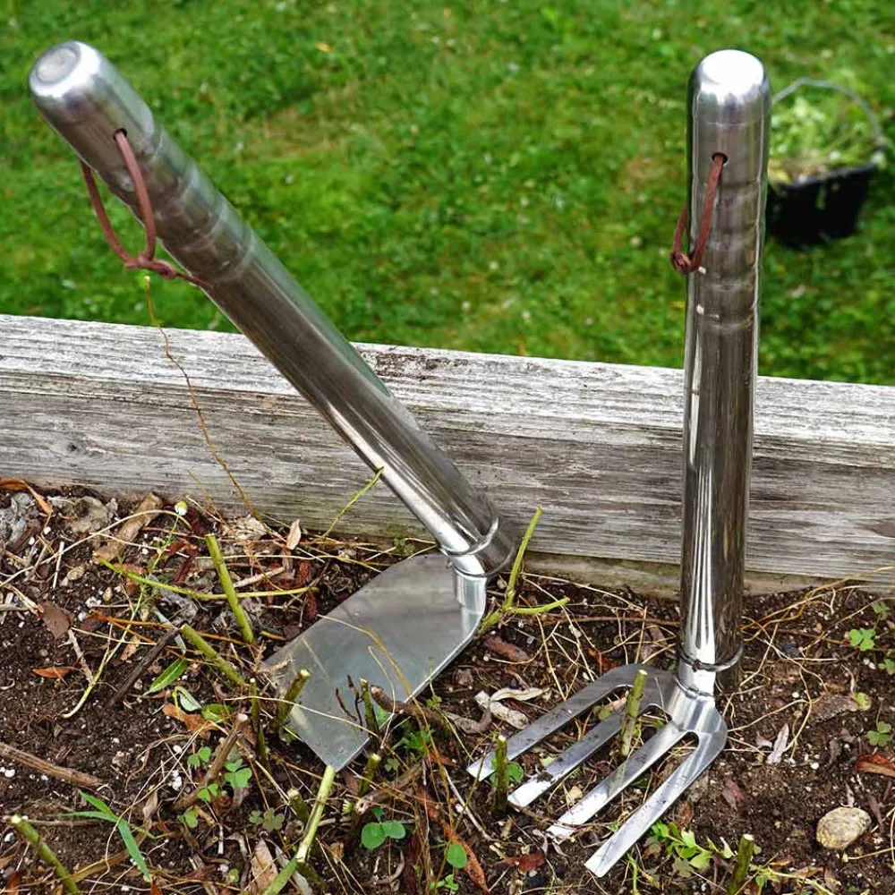 garrett-wade Indestructible Stainless-Steel Hoe & Cultivator Set Online