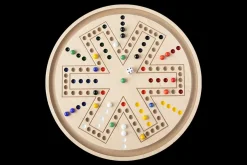 Garrett Wade 2-in-1 Handcrafted Aggravation / Chinese Checkers Game