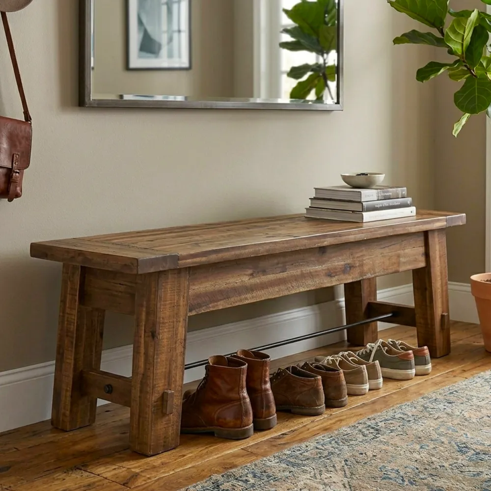 garrett-wade 60 In. Industrial Style Entry Bench Online
