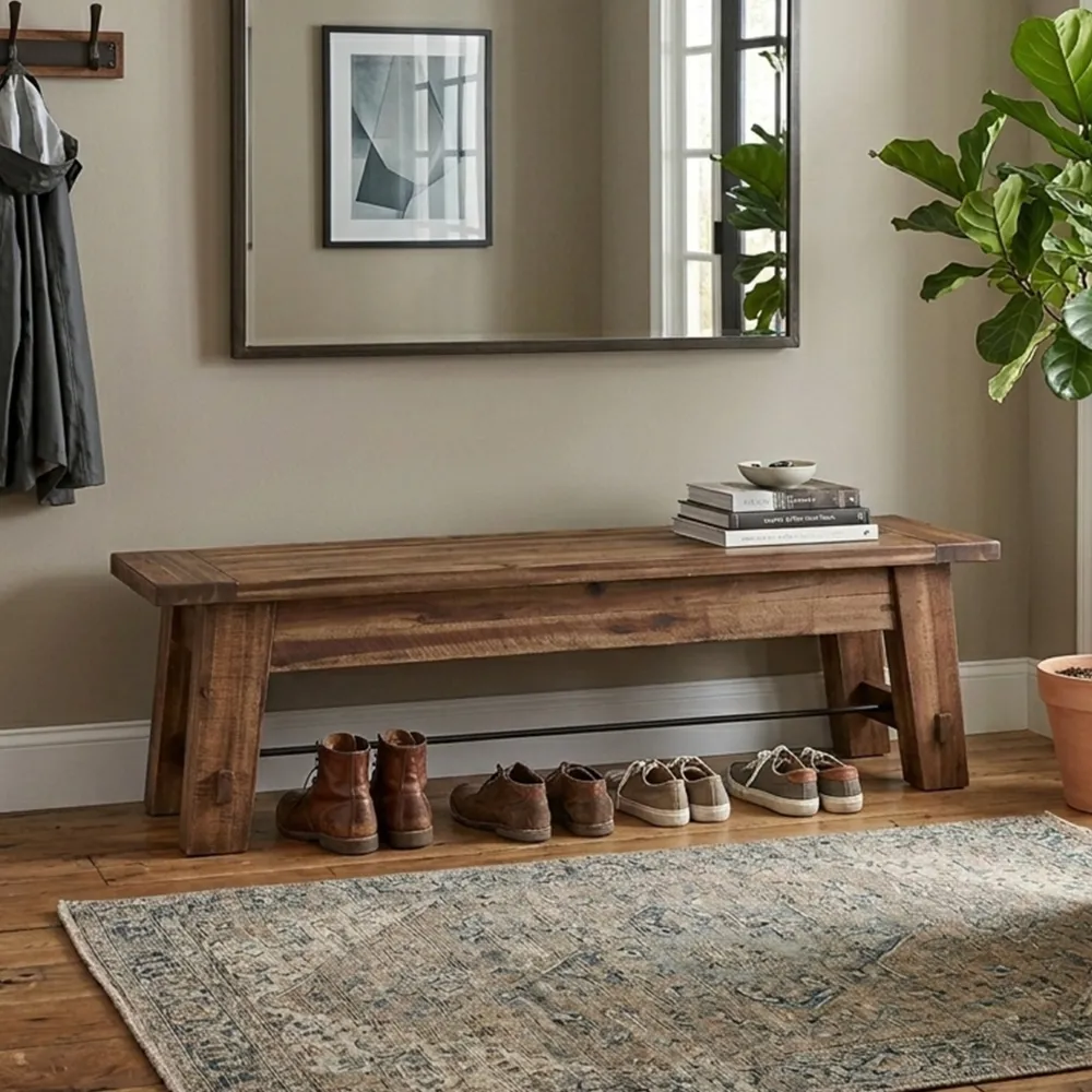 garrett-wade 60 In. Industrial Style Entry Bench Online