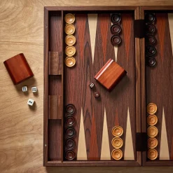 garrett-wade Inlaid Deluxe Backgammon Set Discount