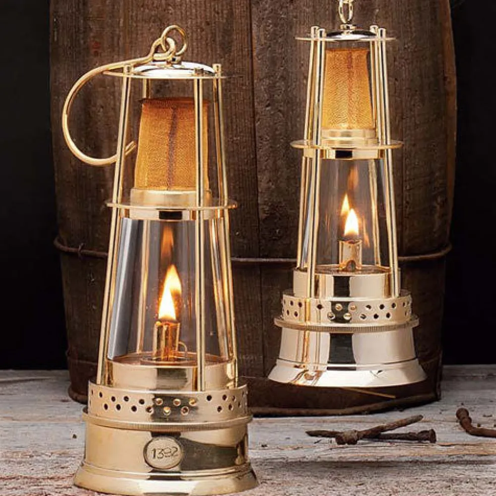 garrett-wade 10" Mesh Miner's Oil Lamp Hot