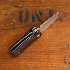 Garrett Wade Mini Damascus Rosewood Knife