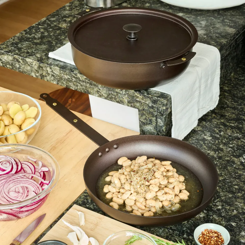 garrett-wade Netherton Spun Iron Cookware Set