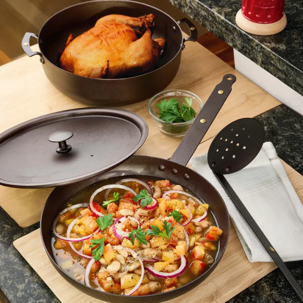 garrett-wade Netherton Spun Iron Cookware Set