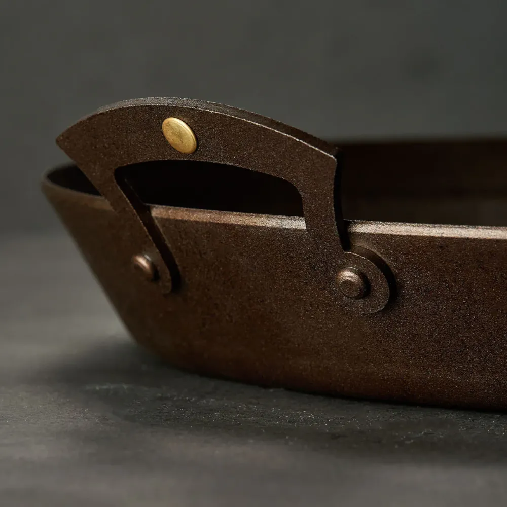 Netherton Spun Iron "Prospector" Cooking Pan Hot