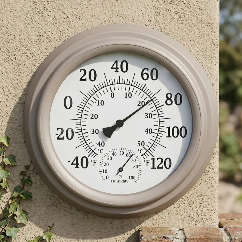 garrett-wade Outdoor Wall Thermometer and Hygrometer Outlet
