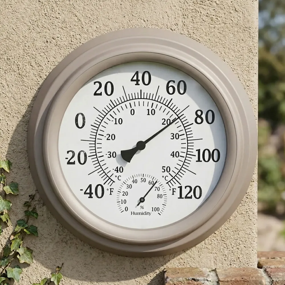 garrett-wade Outdoor Wall Thermometer and Hygrometer Outlet
