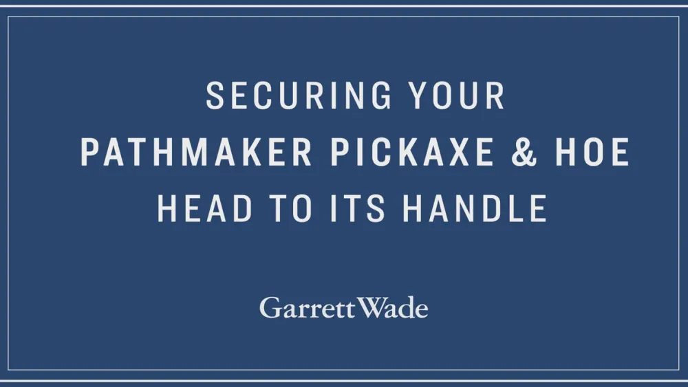 Garrett Wade Pathmaker Pickaxe and Hoe Best