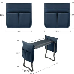 garrett-wade Portable Bench & Kneeler, Navy Online