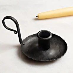 Garrett Wade Portable Iron Chamberstick Outlet