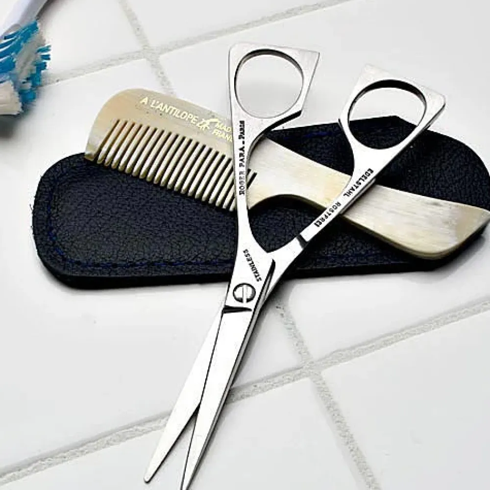 Garrett Wade Professional Mustache Scissors New