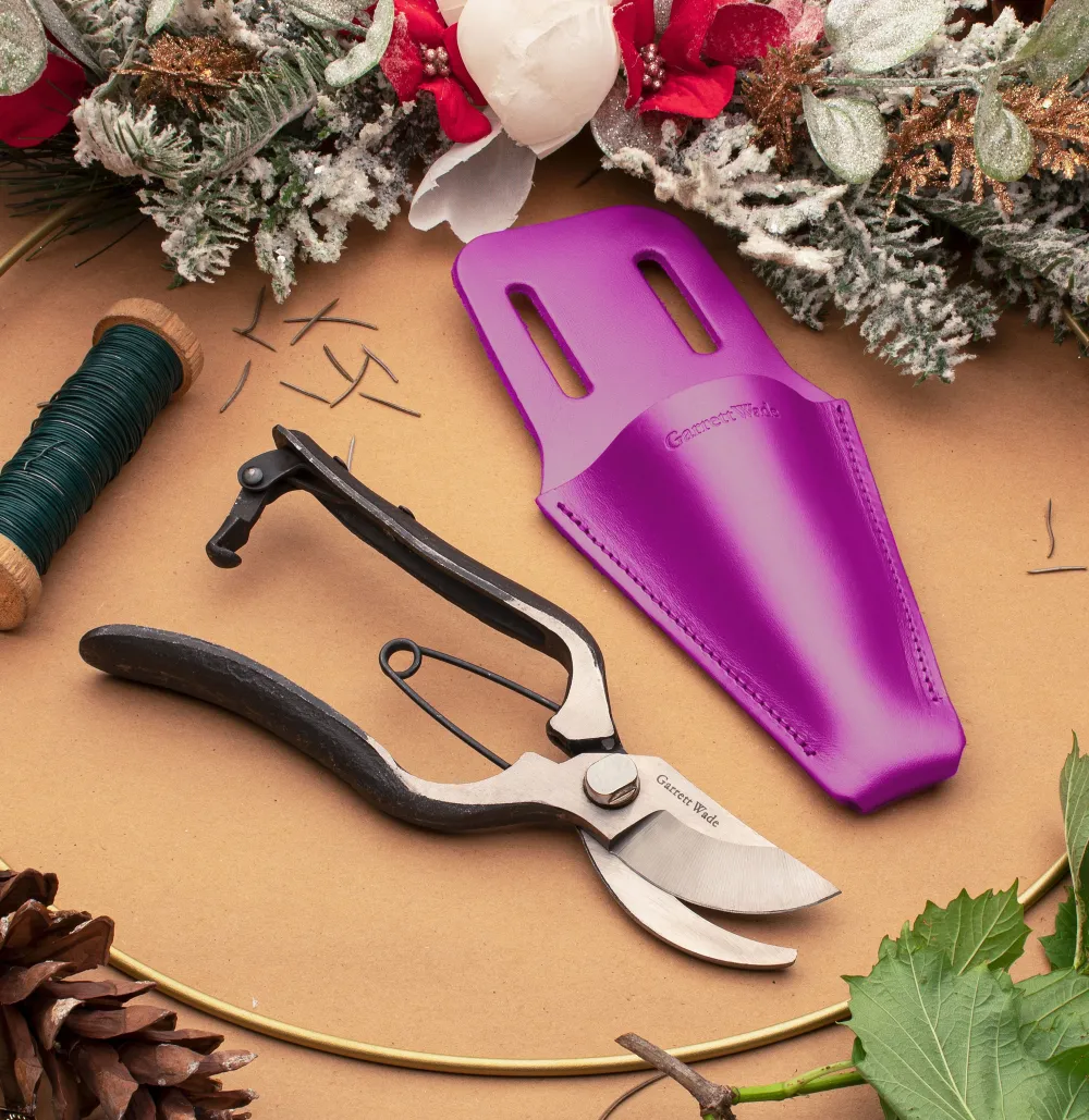 Garrett Wade Purple Sheath and Forged Pruner Kit