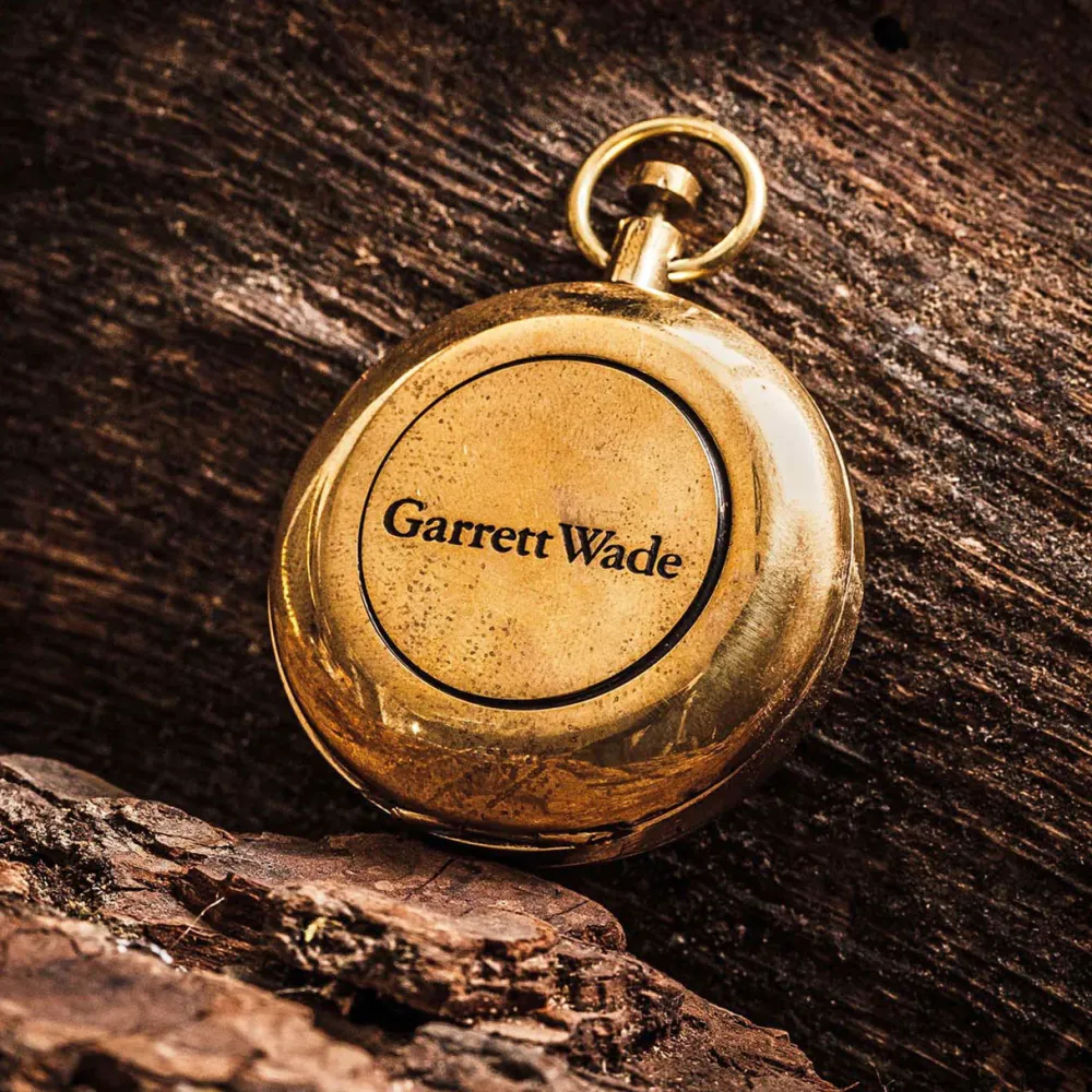 garrett-wade Push-Button Brass Compass Online