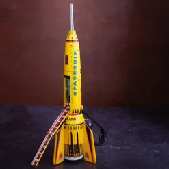 garrett-wade Retro Tin Rocket Yellow Clearance
