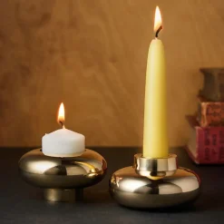 Garrett Wade Reversible Brass Candle Holder Outlet