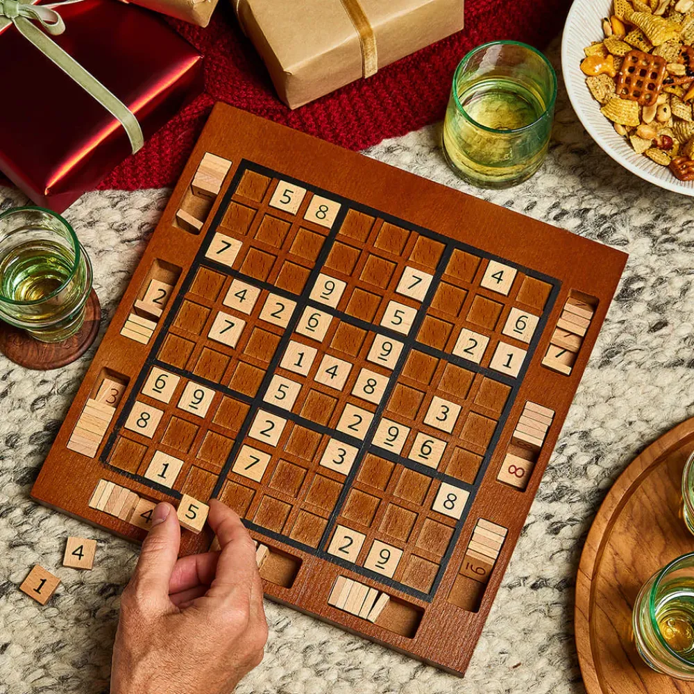 garrett-wade Rustic Wooden Sudoku Board Online