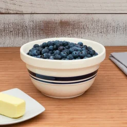 garrett-wade Set of Three USA Made Classic Stoneware Mixing Bowls Clearance