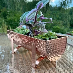 Garrett Wade Small Solid Copper Window Planter Online
