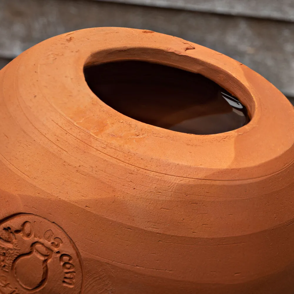 garrett-wade Small Teardrop-Shaped Terracotta Container Plant Hydrator New