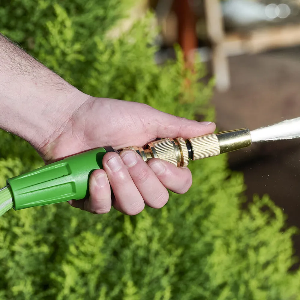 garrett-wade Solid Brass High-Pressure Quick Connector Nozzle Hot