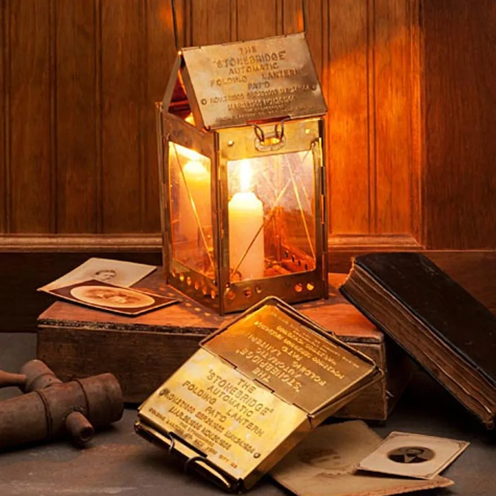 Garrett Wade Stonebridge Brass Lantern Complete Set Hot