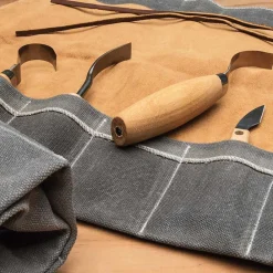 Garrett Wade Suede/Duck-Cloth Tool Roll Sale
