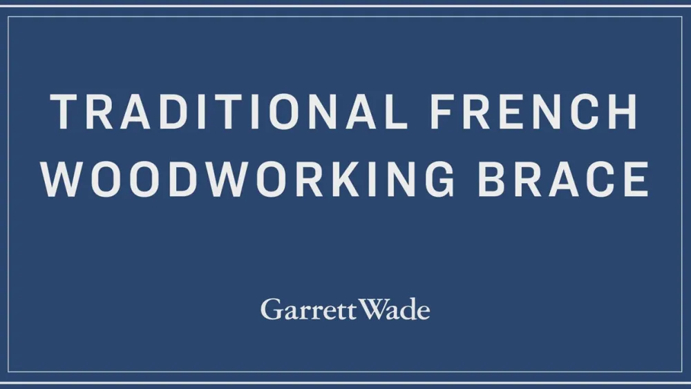 garrett-wade Traditional French Woodworking Brace Clearance