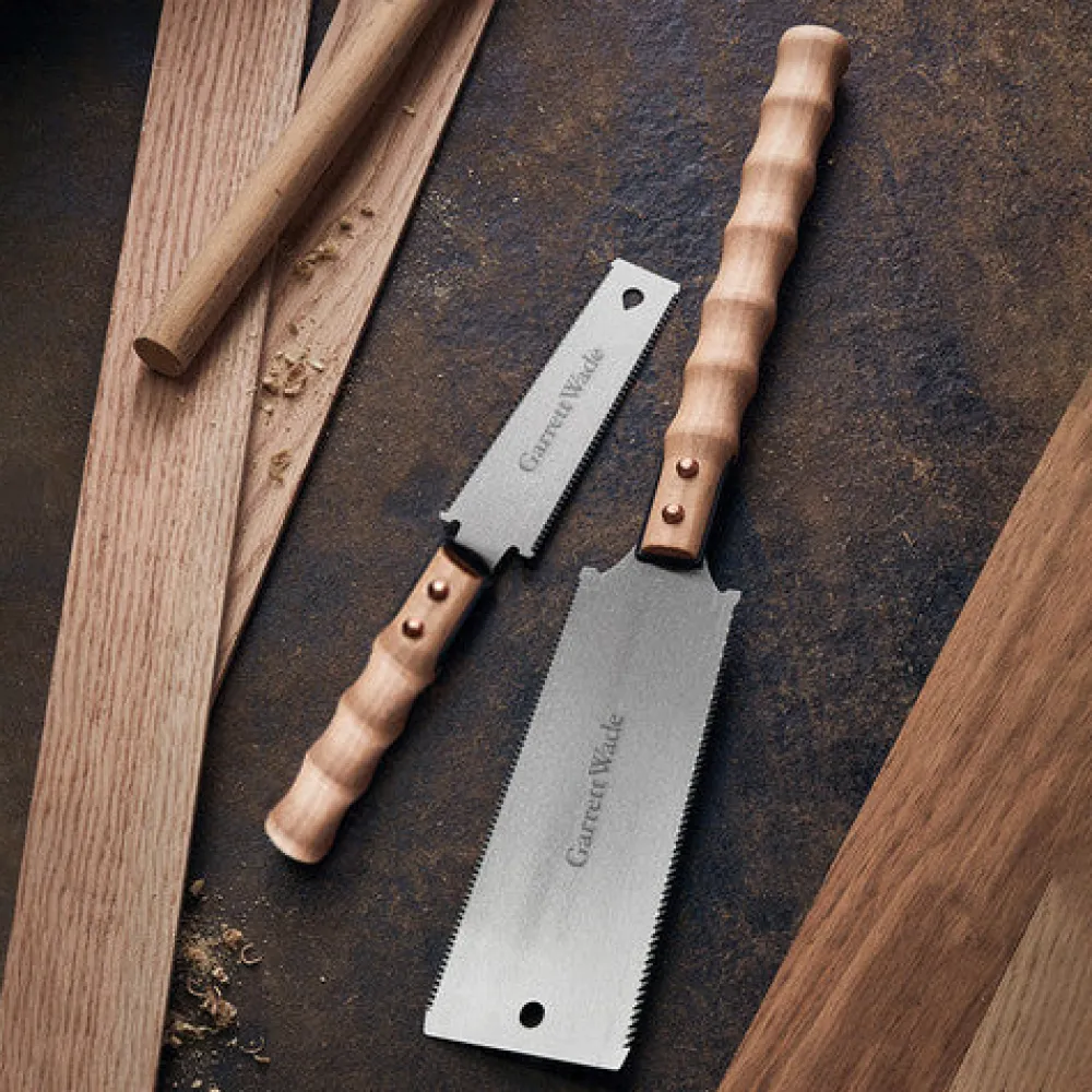 Garrett Wade Two Japanese-Style Razor Saws With Beechwood Handles Outlet