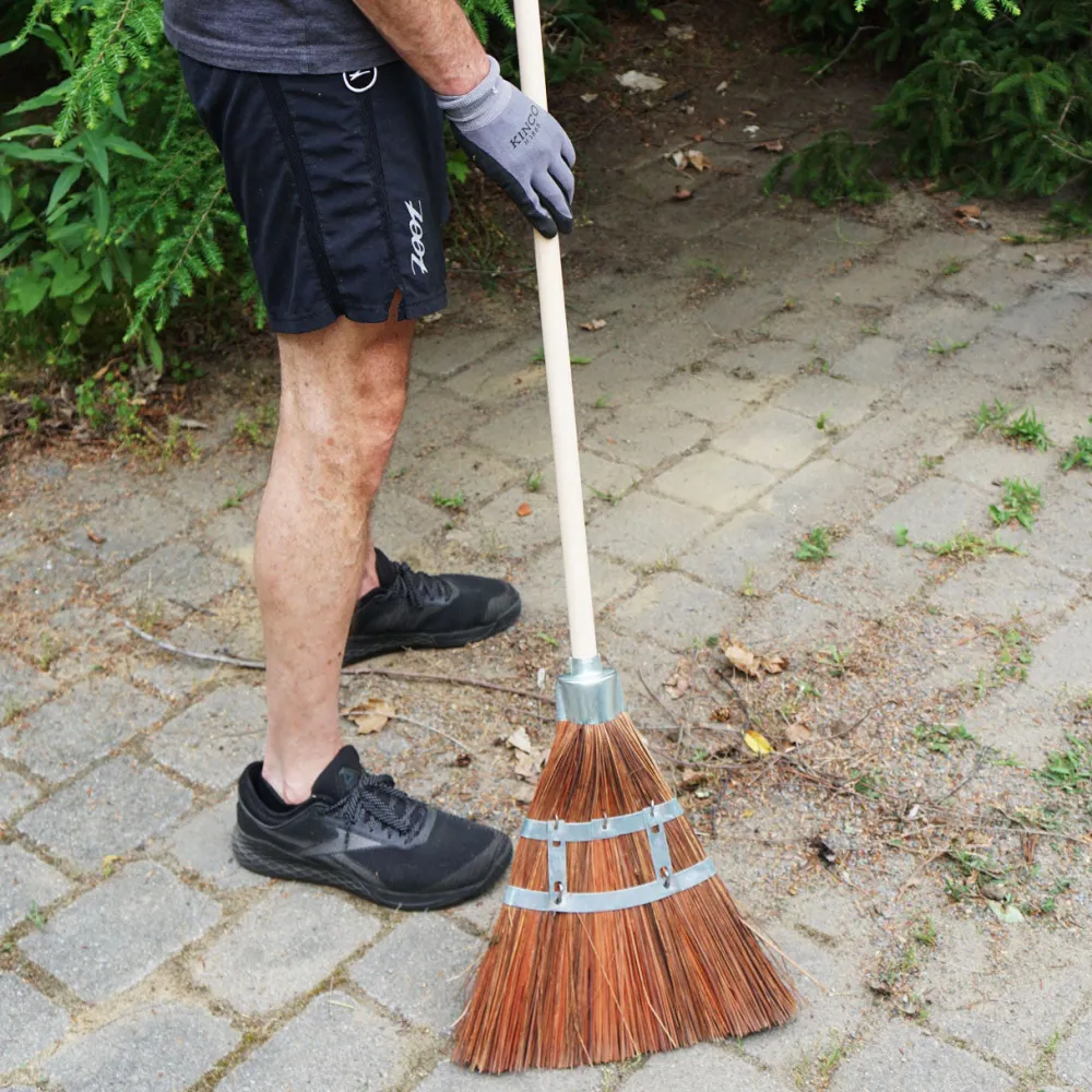 garrett-wade Two Long-Lasting Garden Brooms Discount