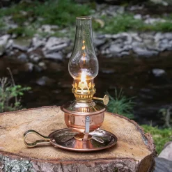 garrett-wade Unique Copper & Brass Swivel Oil Lamp Online