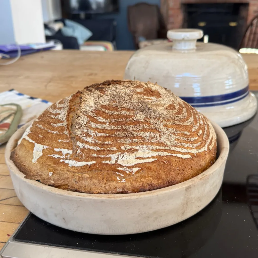 garrett-wade USA Made Stoneware Bread-Baking Cloche Clearance