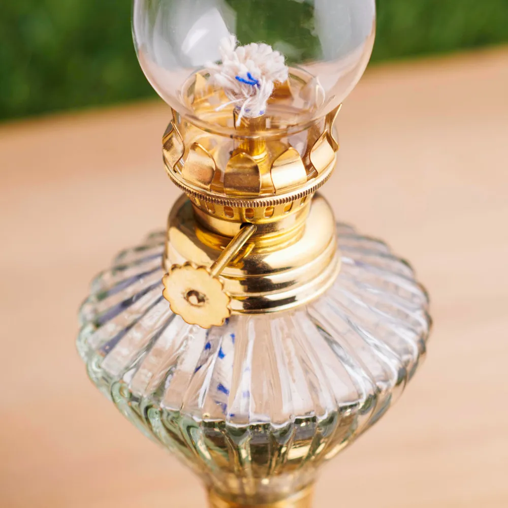 garrett-wade Victorian-Style Glass Oil Lamp Hot