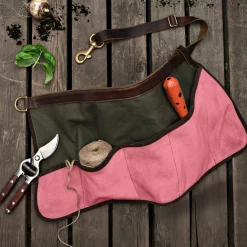 Garrett Wade Waist-Level Gardening Apron, Pink