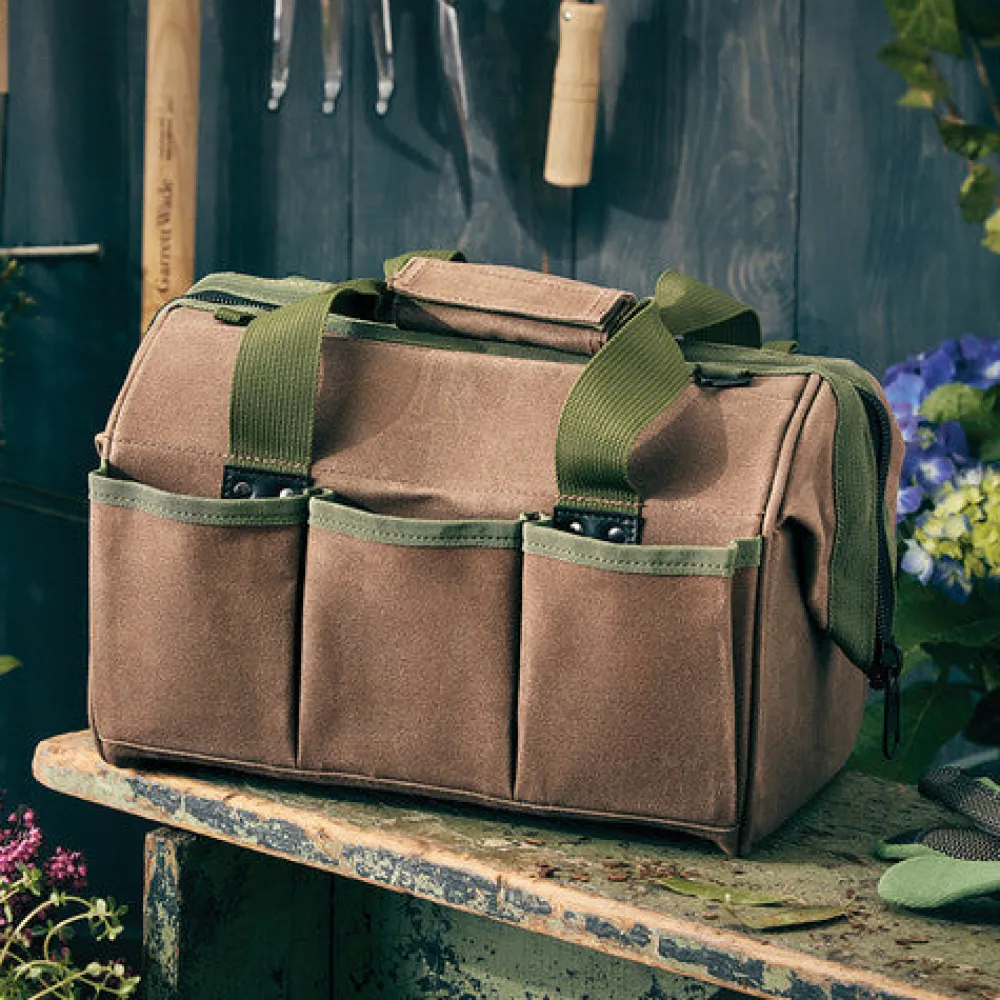 Garrett Wade Waxed Canvas Doctor's Style Bag New