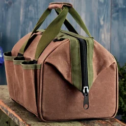 Garrett Wade Waxed Canvas Doctor's Style Bag New