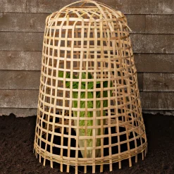 garrett-wade Woven Bamboo Garden Cloche